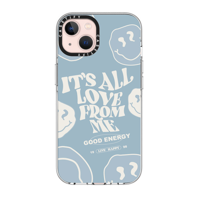 Girl Knows All x CASETiFY iPhone 13 ケース クリア クリア ケース MagSafe対応 It's All Love From Me