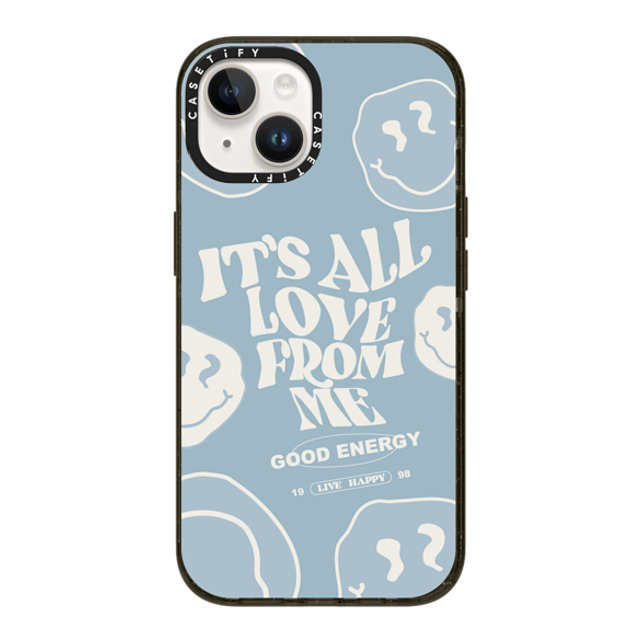 Girl Knows All x CASETiFY iPhone 14 ケース ブラック インパクトケース It's All Love From Me