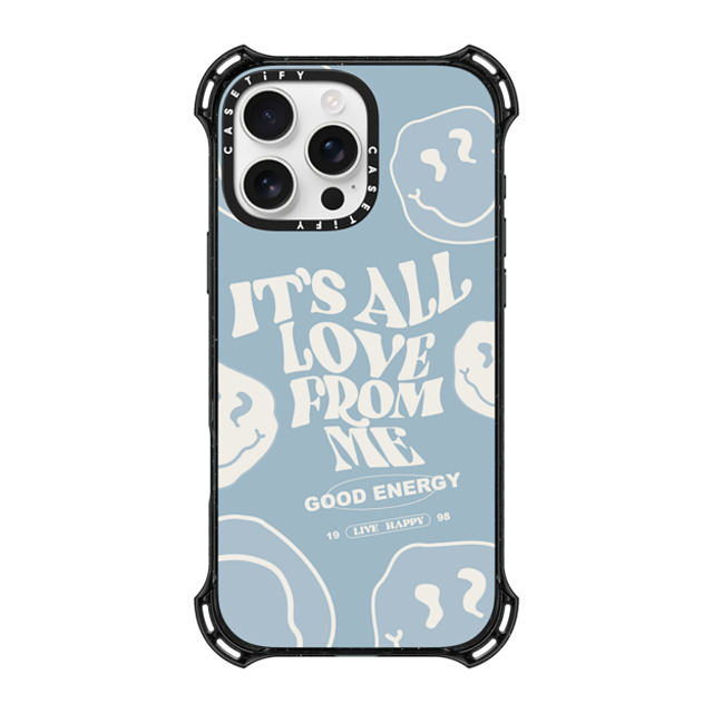 Girl Knows All x CASETiFY iPhone 16 Pro Max ケース ブラック バウンスケース It's All Love From Me