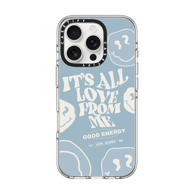 Girl Knows All x CASETiFY iPhone 16 Pro ケース クリア クリア ケース MagSafe対応 It's All Love From Me