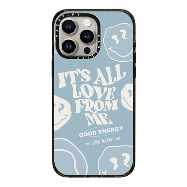 Girl Knows All x CASETiFY iPhone 15 Pro Max ケース ブラック インパクトケース MagSafe対応 It's All Love From Me