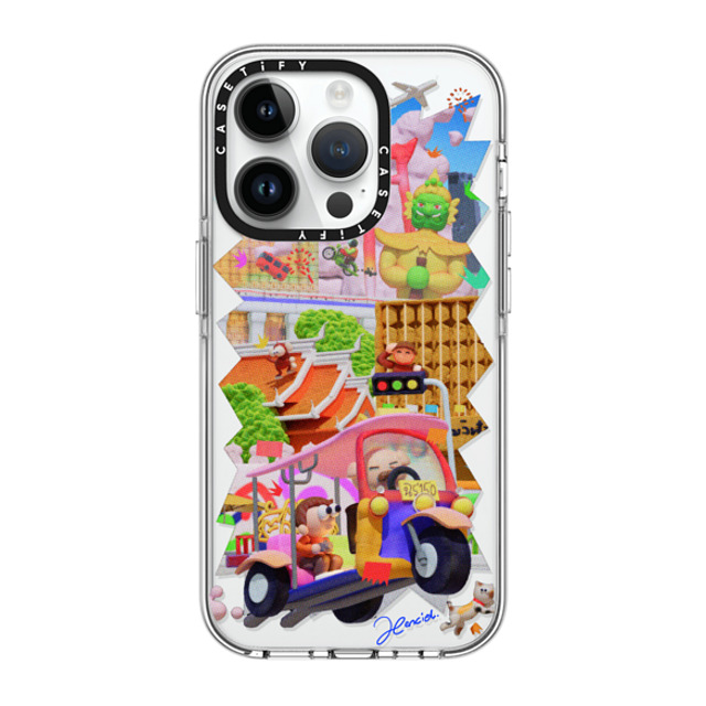 SHART21 x CASETiFY iPhone 14 Pro ケース クリア クリア ケース MagSafe対応 The Colors of Bangkok