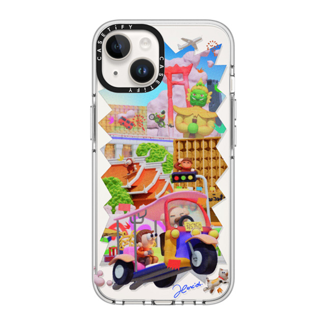 SHART21 x CASETiFY iPhone 14 ケース クリア クリア ケース MagSafe対応 The Colors of Bangkok