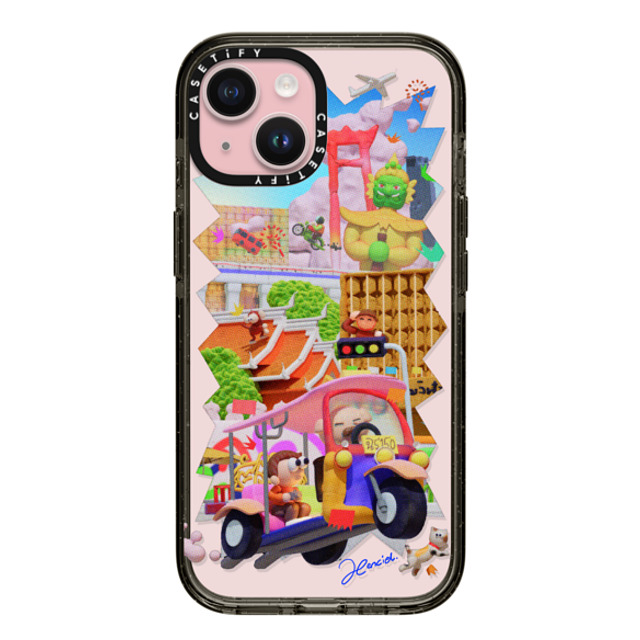 SHART21 x CASETiFY iPhone 15 Case ブラック インパクトケース The Colors of Bangkok Mother's Day SHART21 x CASETiFY iPhone 15 Case ブラック インパクトケース The Colors of Bangkok Mother's Day