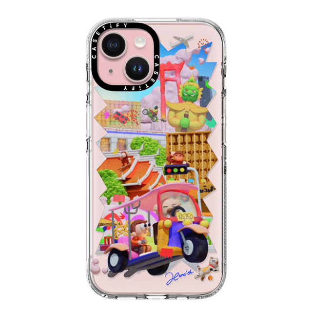 SHART21 x CASETiFY iPhone 15 ケース クリア クリア ケース MagSafe対応 The Colors of Bangkok