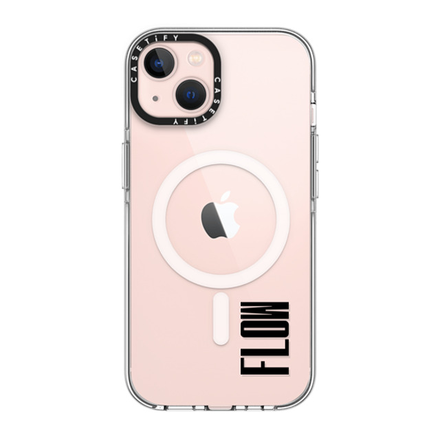 CASETiFY iPhone 13 ケース クリア クリア ケース MagSafe対応 Custom Case - flow CASETiFY iPhone 13 ケース クリア クリア ケース MagSafe対応 Custom Case - flow