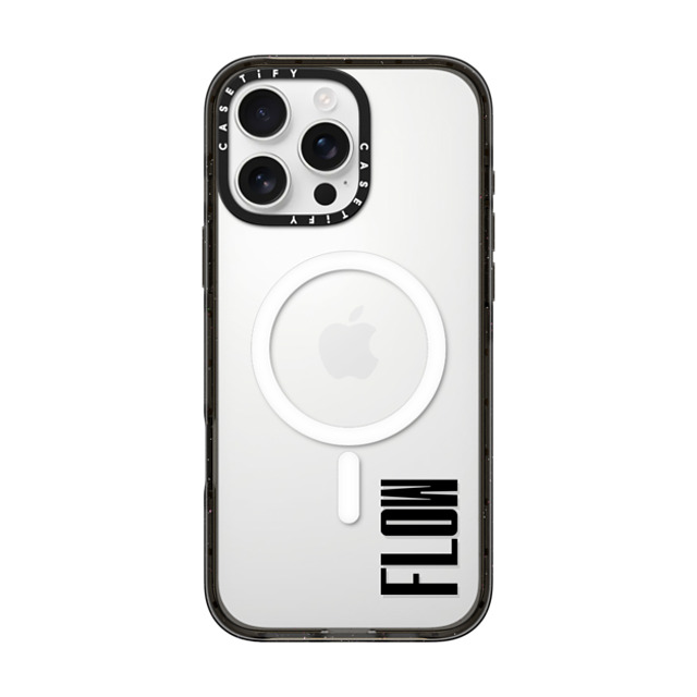 CASETiFY iPhone 16 Pro Max Case Black Impact Case MagSafe Compatible Custom Case - flow CASETiFY iPhone 16 Pro Max Case Black Impact Case MagSafe Compatible Custom Case - flow