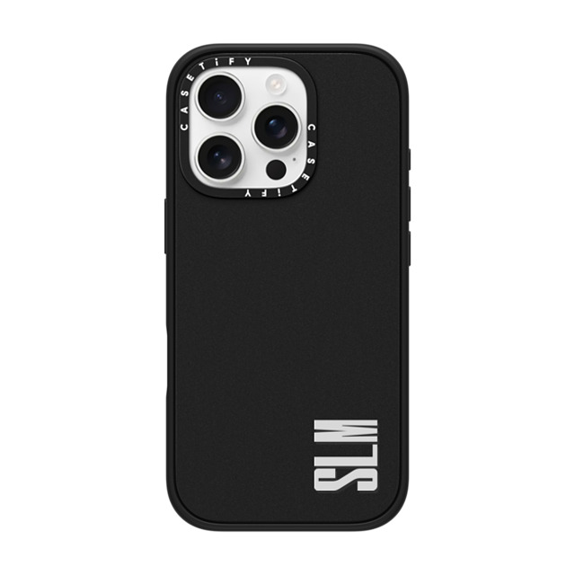 CASETiFY iPhone 16 Pro Case Matte Black Impact Case Custom Case - slm CASETiFY iPhone 16 Pro Case Matte Black Impact Case Custom Case - slm