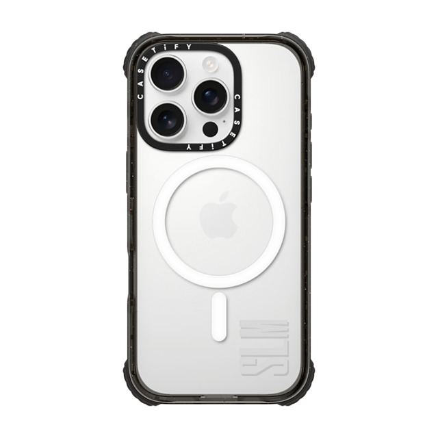 CASETiFY iPhone 16 Pro Case Black ウルトラ インパクトケース MagSafe 対応 Custom Case - slm CASETiFY iPhone 16 Pro Case Black ウルトラ インパクトケース MagSafe 対応 Custom Case - slm