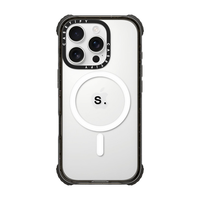 CASETiFY iPhone 16 Pro Case Black ウルトラ インパクトケース MagSafe 対応 Custom Case - S. CASETiFY iPhone 16 Pro Case Black ウルトラ インパクトケース MagSafe 対応 Custom Case - S.