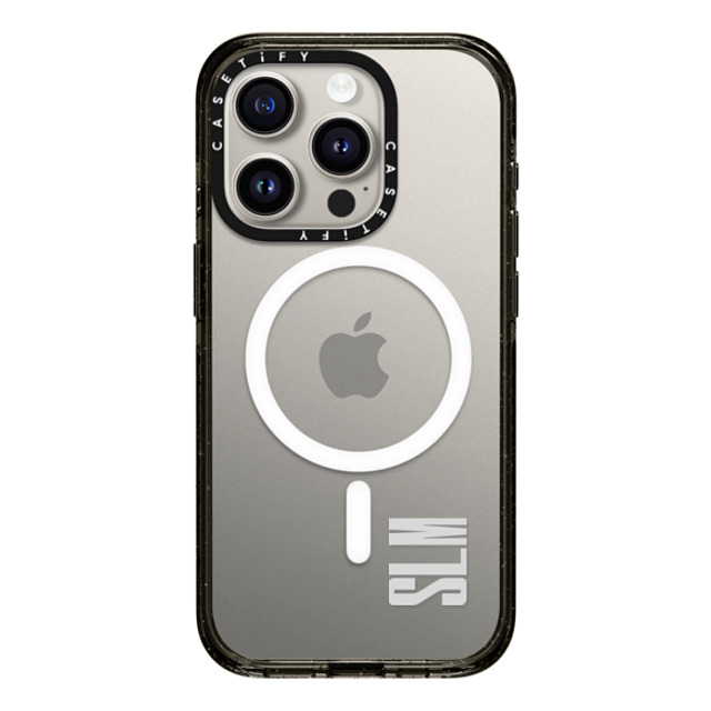 CASETiFY iPhone 15 Pro Case Black Impact Case MagSafe Compatible Custom Case - slm CASETiFY iPhone 15 Pro Case Black Impact Case MagSafe Compatible Custom Case - slm