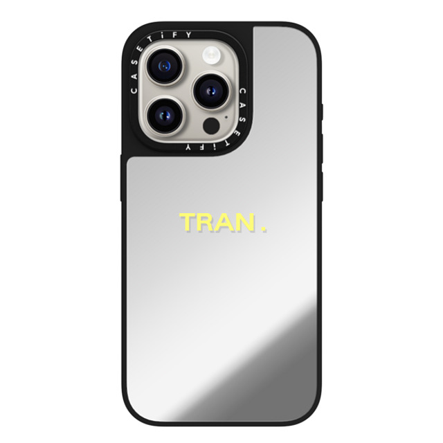 CASETiFY iPhone 15 Pro Case Silver on Black ミラーケース MagSafe対応 Custom Case - tran. CASETiFY iPhone 15 Pro Case Silver on Black ミラーケース MagSafe対応 Custom Case - tran.