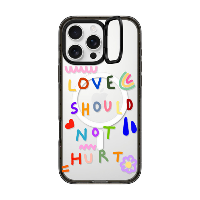 shuturp x CASETiFY iPhone 16 Pro Max ケース ブラック インパクトリングスタンドケース MagSafe対応 Love Should Not Hurt Back to School shuturp x CASETiFY iPhone 16 Pro Max ケース ブラック インパクトリングスタンドケース MagSafe対応 Love Should Not Hurt Back to School