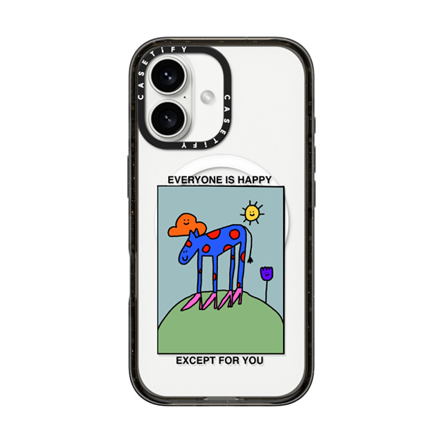 shuturp x CASETiFY iPhone 16 ケース ブラック インパクトケース MagSafe対応 Everyone is Happy Father's Day shuturp x CASETiFY iPhone 16 ケース ブラック インパクトケース MagSafe対応 Everyone is Happy Father's Day