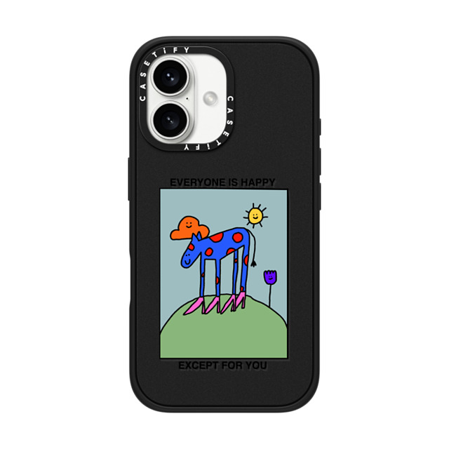 shuturp x CASETiFY iPhone 16 ケース マットブラック インパクトケース MagSafe対応 Everyone is Happy Father's Day shuturp x CASETiFY iPhone 16 ケース マットブラック インパクトケース MagSafe対応 Everyone is Happy Father's Day