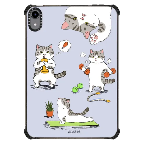 iPad mini (6th gen) - Bean The Cat Fitness Ipad Case