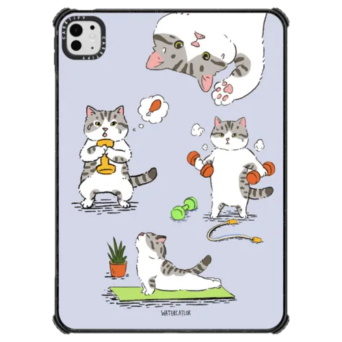 iPad Pro 11-inch (M4/M5) - Bean The Cat Fitness Ipad Case