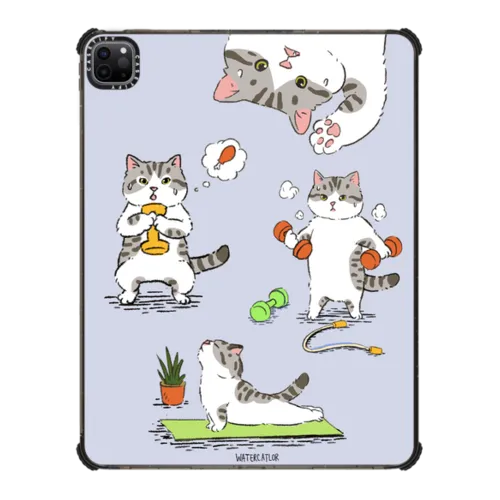 iPad Pro 12.9-inch (5th/6th gen) - Bean The Cat Fitness Ipad Case