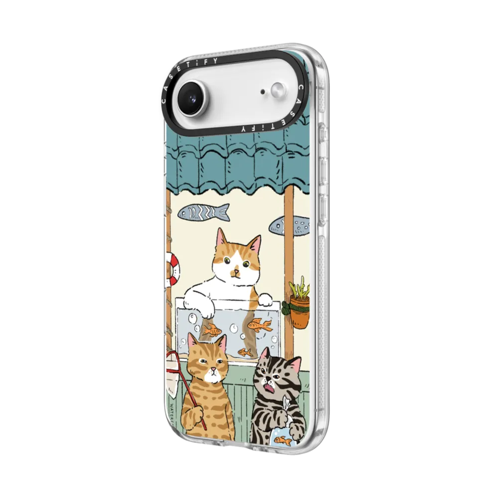 Impact Clear iPhone Air Case MagSafe Compatible - Cats Fish Store