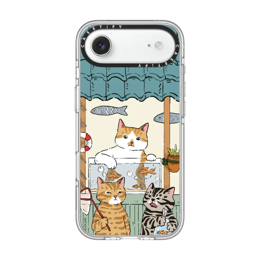 Impact Clear iPhone Air Case MagSafe Compatible - Cats Fish Store