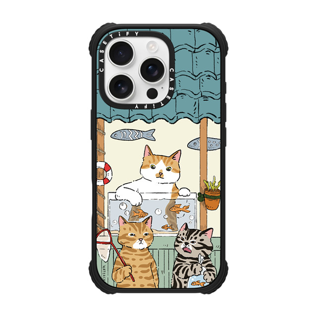 Watercatlor x CASETiFY iPhone 16 Pro Case Matte Black ウルトラ インパクトケース MagSafe 対応 Cats Fish Store Watercatlor x CASETiFY iPhone 16 Pro Case Matte Black ウルトラ インパクトケース MagSafe 対応 Cats Fish Store