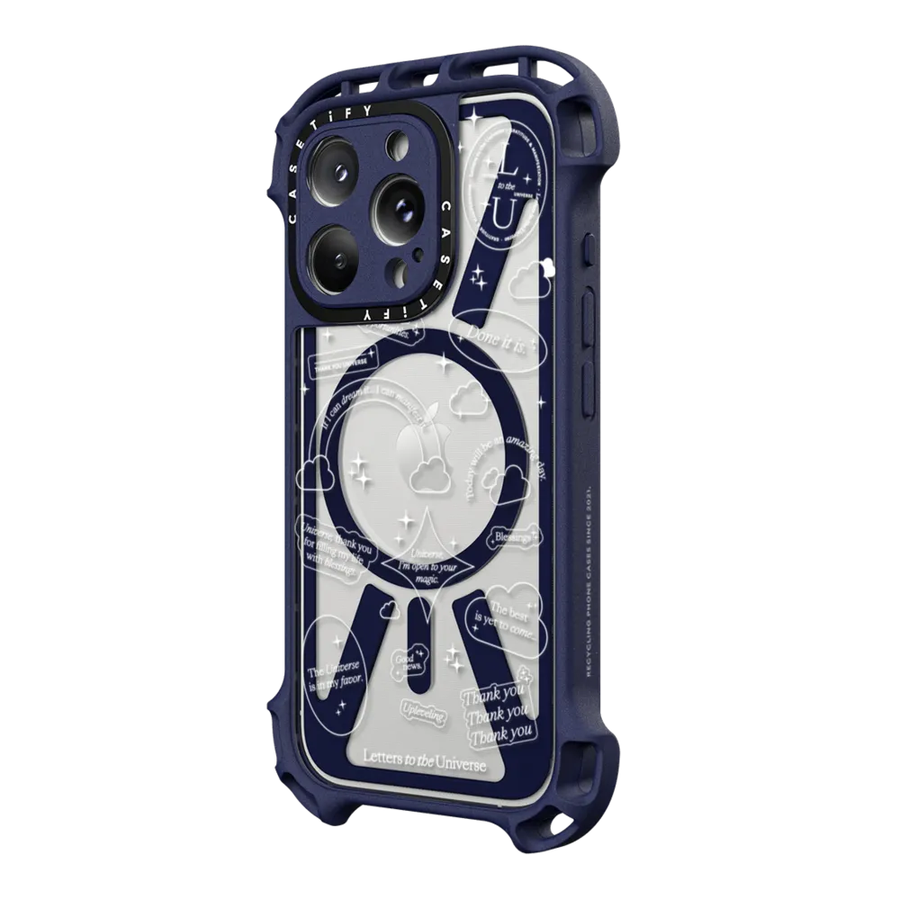 Ultra Bounce iPhone 16 Pro Max Case MagSafe Compatible - Stickers - Universe I'm Open to Your Magic