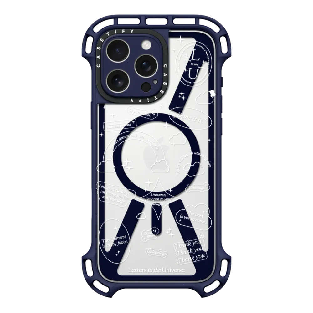 Ultra Bounce iPhone 16 Pro Max Case MagSafe Compatible - Stickers - Universe I'm Open to Your Magic