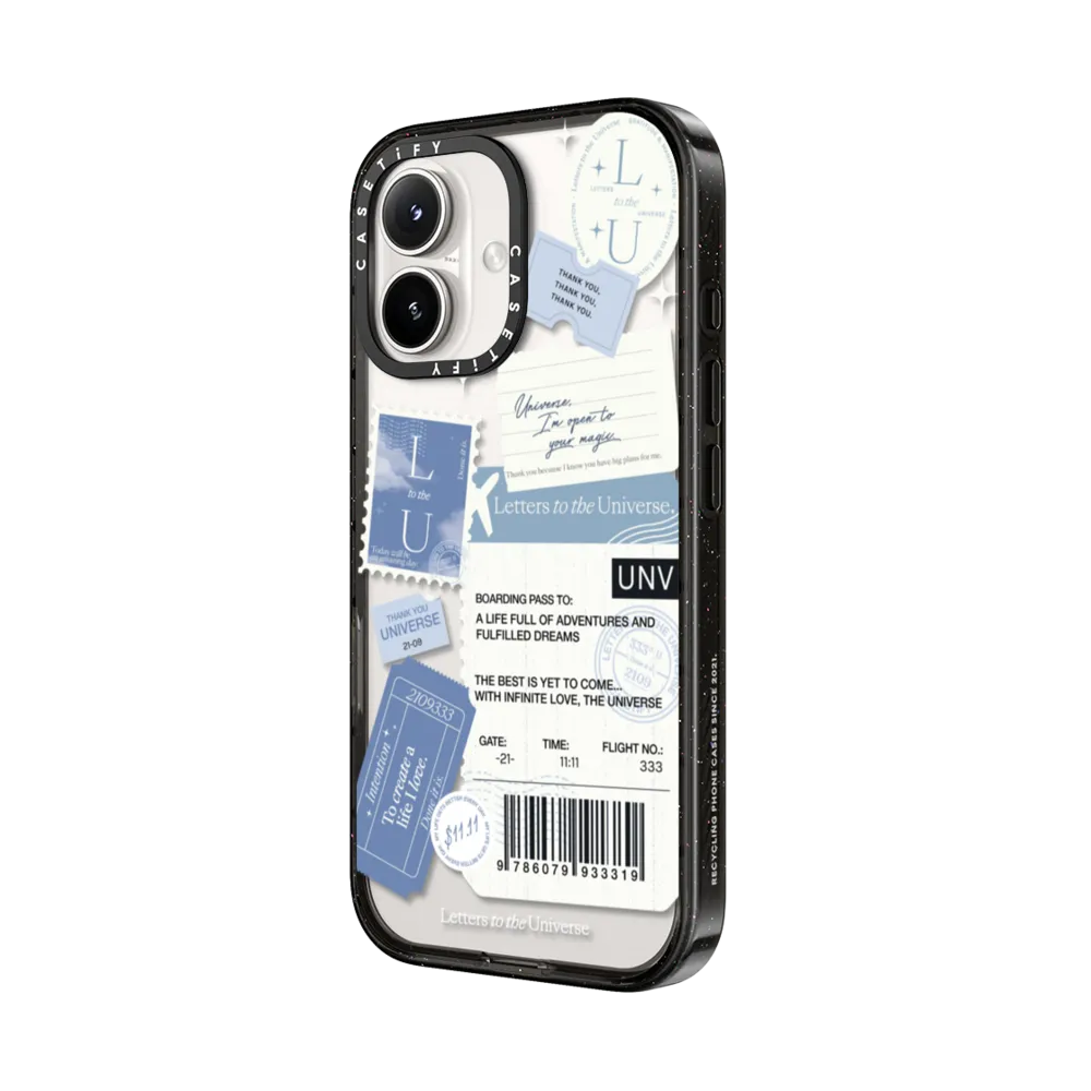 Impact iPhone 16 Case - Boarding Pass - Universe I'm Open to your Magic