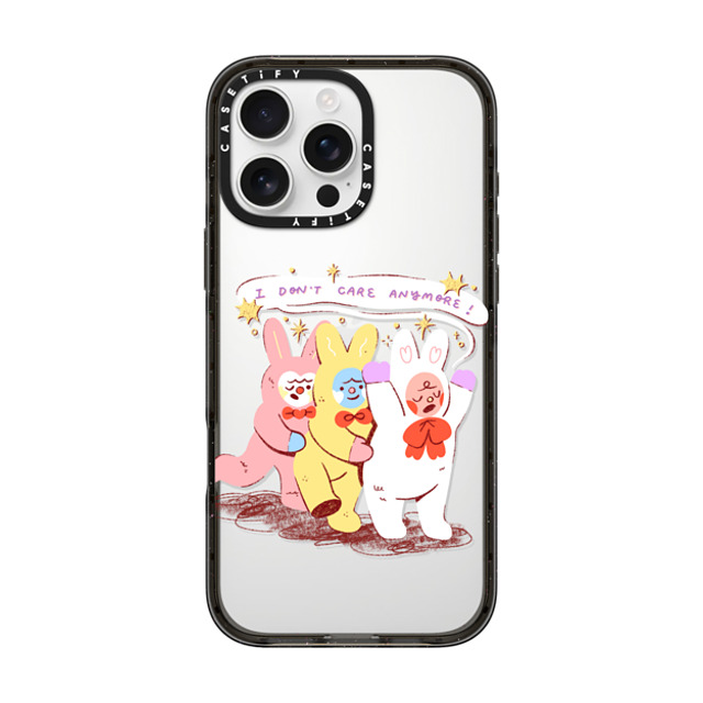 Apple Cheeks x CASETiFY iPhone 16 Pro Max Case Fruit,Cartoon Black インパクトケース Nonchalant Bunnies Back to School Apple Cheeks x CASETiFY iPhone 16 Pro Max Case Fruit,Cartoon Black インパクトケース Nonchalant Bunnies Back to School