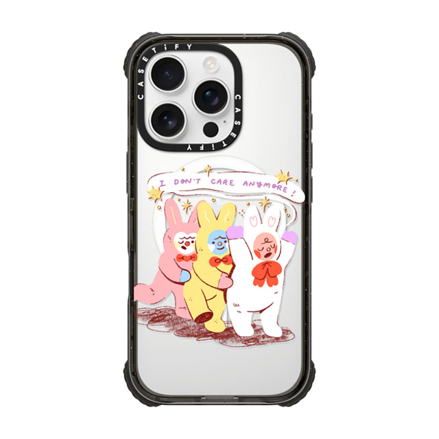 Apple Cheeks x CASETiFY iPhone 16 Pro Case Fruit,Cartoon Black ウルトラ インパクトケース MagSafe 対応 Nonchalant Bunnies Back to School Apple Cheeks x CASETiFY iPhone 16 Pro Case Fruit,Cartoon Black ウルトラ インパクトケース MagSafe 対応 Nonchalant Bunnies Back to School