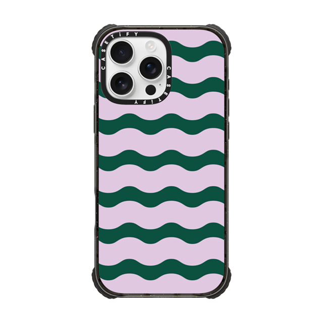 The House That Lars Built x CASETiFY iPhone 16 Pro Max Case Pattern,Abstract Black ウルトラ インパクトケース MagSafe 対応 Lilac And Green Wavy Stripe Mother's Day The House That Lars Built x CASETiFY iPhone 16 Pro Max Case Pattern,Abstract Black ウルトラ インパクトケース MagSafe 対応 Lilac And Green Wavy Stripe Mother's Day