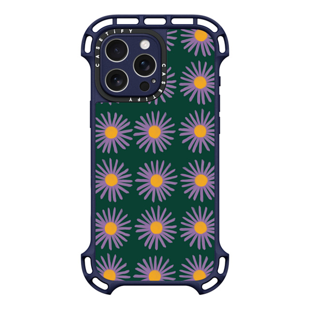The House That Lars Built x CASETiFY iPhone 16 Pro Max ケース インディゴ ウルトラ バウンスケース MagSafe対応 Aster