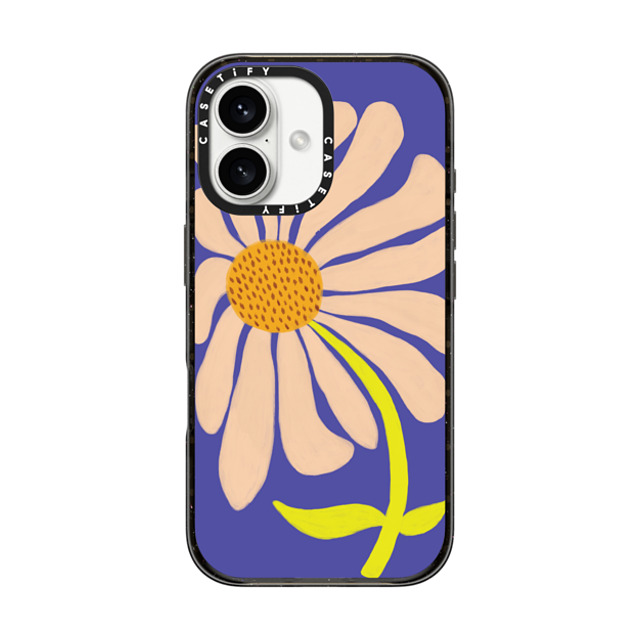 The House That Lars Built x CASETiFY iPhone 16 Case Black Impact Case Daisy Mother's Day The House That Lars Built x CASETiFY iPhone 16 Case Black Impact Case Daisy Mother's Day