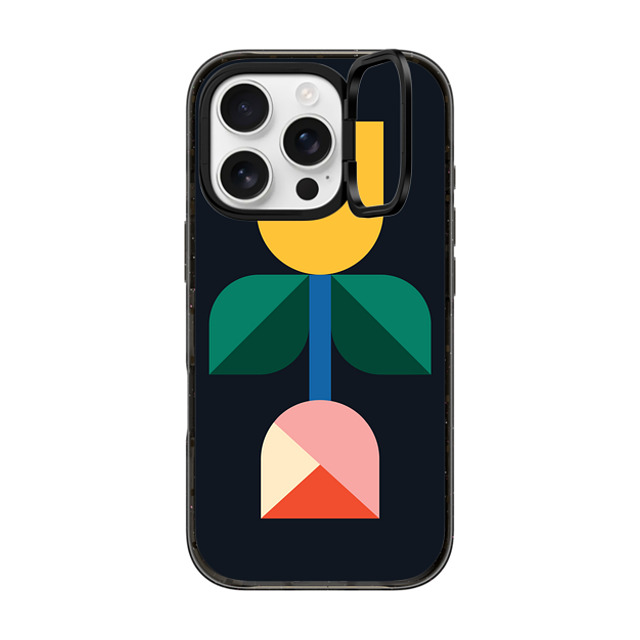 The House That Lars Built x CASETiFY iPhone 16 Pro ケース ブラック インパクトリングスタンドケース MagSafe対応 Lars Father's Day The House That Lars Built x CASETiFY iPhone 16 Pro ケース ブラック インパクトリングスタンドケース MagSafe対応 Lars Father's Day