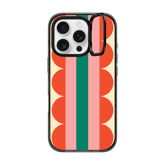 The House That Lars Built x CASETiFY iPhone 16 Pro ケース ブラック インパクトリングスタンドケース MagSafe対応 Juni Back to School The House That Lars Built x CASETiFY iPhone 16 Pro ケース ブラック インパクトリングスタンドケース MagSafe対応 Juni Back to School