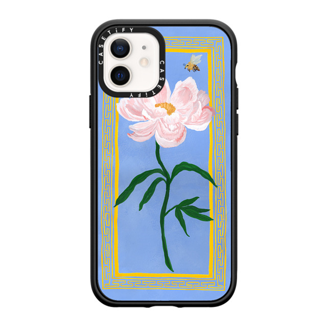 The House That Lars Built x CASETiFY iPhone 12 ケース Nature,Fine Art マットブラック インパクトケース Garden Peony Father's Day The House That Lars Built x CASETiFY iPhone 12 ケース Nature,Fine Art マットブラック インパクトケース Garden Peony Father's Day