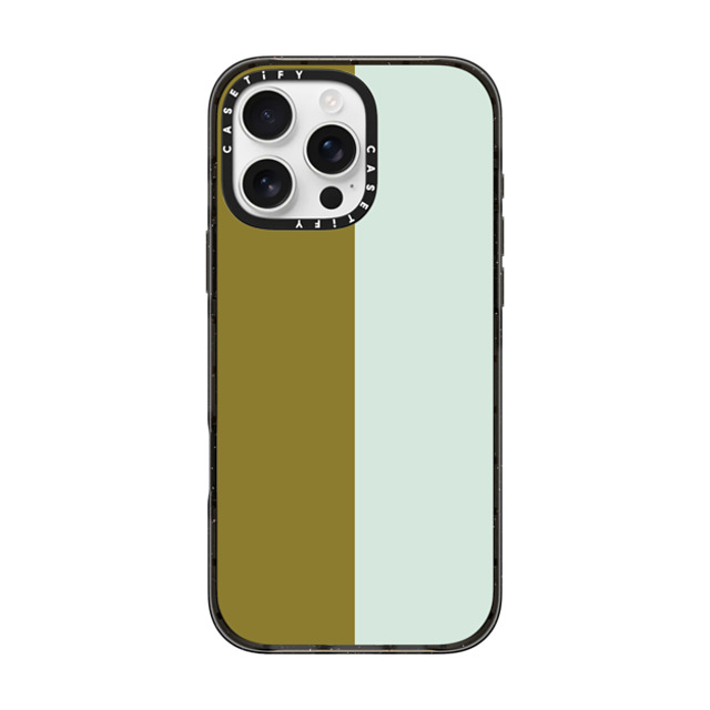 The House That Lars Built x CASETiFY iPhone 16 Pro Max ケース Geometric,Abstract ブラック インパクトケース Green/Mint Colorblock Back to School The House That Lars Built x CASETiFY iPhone 16 Pro Max ケース Geometric,Abstract ブラック インパクトケース Green/Mint Colorblock Back to School