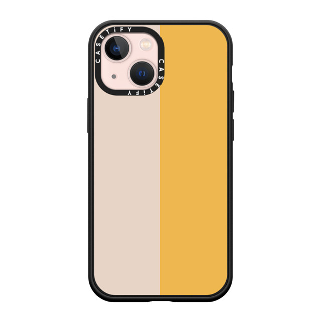 The House That Lars Built x CASETiFY iPhone 13 Mini Case Pattern,Geometric Matte Black Impact Case MagSafe Compatible Peach and Yellow Colorblock Mother's Day The House That Lars Built x CASETiFY iPhone 13 Mini Case Pattern,Geometric Matte Black Impact Case MagSafe Compatible Peach and Yellow Colorblock Mother's Day
