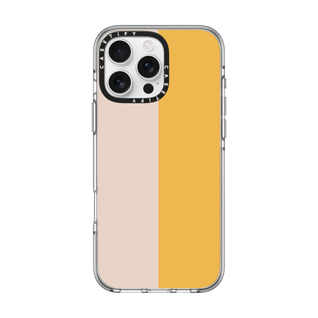 The House That Lars Built x CASETiFY iPhone 16 Pro Max Case Pattern,Geometric クリア クリア ケース MagSafe対応 Peach and Yellow Colorblock Back to School The House That Lars Built x CASETiFY iPhone 16 Pro Max Case Pattern,Geometric クリア クリア ケース MagSafe対応 Peach and Yellow Colorblock Back to School