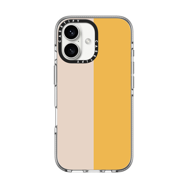 The House That Lars Built x CASETiFY iPhone 16 Case Pattern,Geometric クリア クリア ケース MagSafe対応 Peach and Yellow Colorblock Back to School The House That Lars Built x CASETiFY iPhone 16 Case Pattern,Geometric クリア クリア ケース MagSafe対応 Peach and Yellow Colorblock Back to School