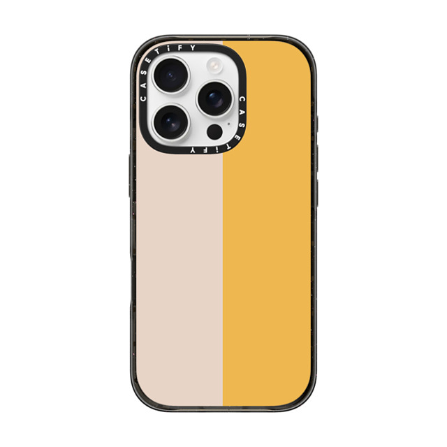 The House That Lars Built x CASETiFY iPhone 16 Pro Case Pattern,Geometric Black インパクトケース Peach and Yellow Colorblock Mother's Day The House That Lars Built x CASETiFY iPhone 16 Pro Case Pattern,Geometric Black インパクトケース Peach and Yellow Colorblock Mother's Day