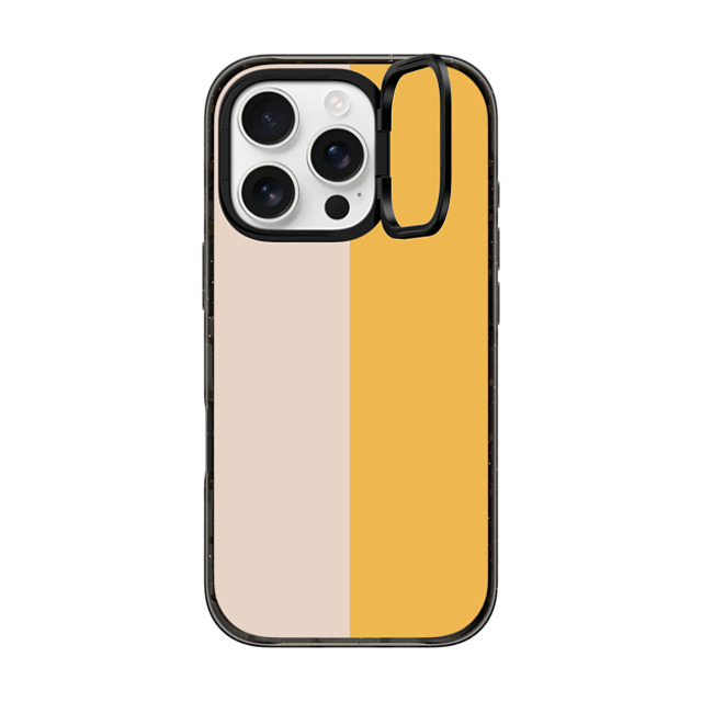 The House That Lars Built x CASETiFY iPhone 16 Pro Case Pattern,Geometric Black インパクトリングスタンドケース MagSafe対応 Peach and Yellow Colorblock Back to School The House That Lars Built x CASETiFY iPhone 16 Pro Case Pattern,Geometric Black インパクトリングスタンドケース MagSafe対応 Peach and Yellow Colorblock Back to School