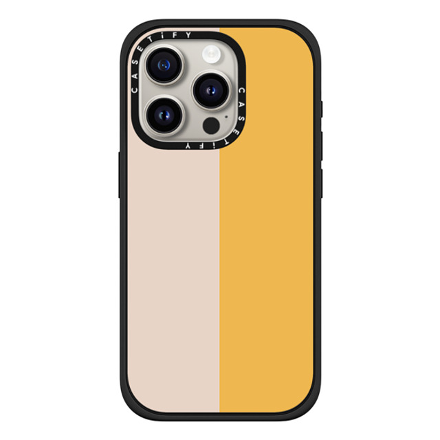 The House That Lars Built x CASETiFY iPhone 15 Pro Case Pattern,Geometric Matte Black Impact Case MagSafe Compatible Peach and Yellow Colorblock Back to School The House That Lars Built x CASETiFY iPhone 15 Pro Case Pattern,Geometric Matte Black Impact Case MagSafe Compatible Peach and Yellow Colorblock Back to School