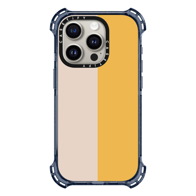 The House That Lars Built x CASETiFY iPhone 15 Pro Case Pattern,Geometric Classic Blue バウンスケース Peach and Yellow Colorblock Mother's Day The House That Lars Built x CASETiFY iPhone 15 Pro Case Pattern,Geometric Classic Blue バウンスケース Peach and Yellow Colorblock Mother's Day