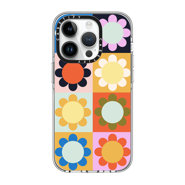 The House That Lars Built x CASETiFY iPhone 14 Pro Case Clear Clear Case MagSafe Compatible Retro Florals The House That Lars Built x CASETiFY iPhone 14 Pro Case Clear Clear Case MagSafe Compatible Retro Florals