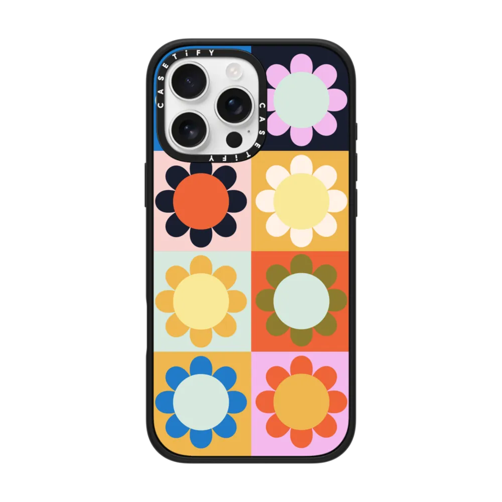 Impact iPhone 16 Pro Max Case MagSafe Compatible - Retro Florals