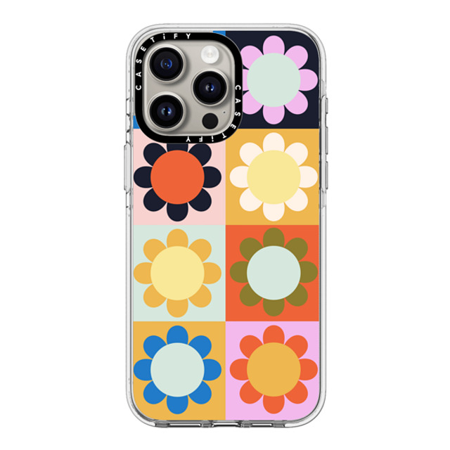 The House That Lars Built x CASETiFY iPhone 15 Pro Max ケース クリア クリア ケース MagSafe対応 Retro Florals