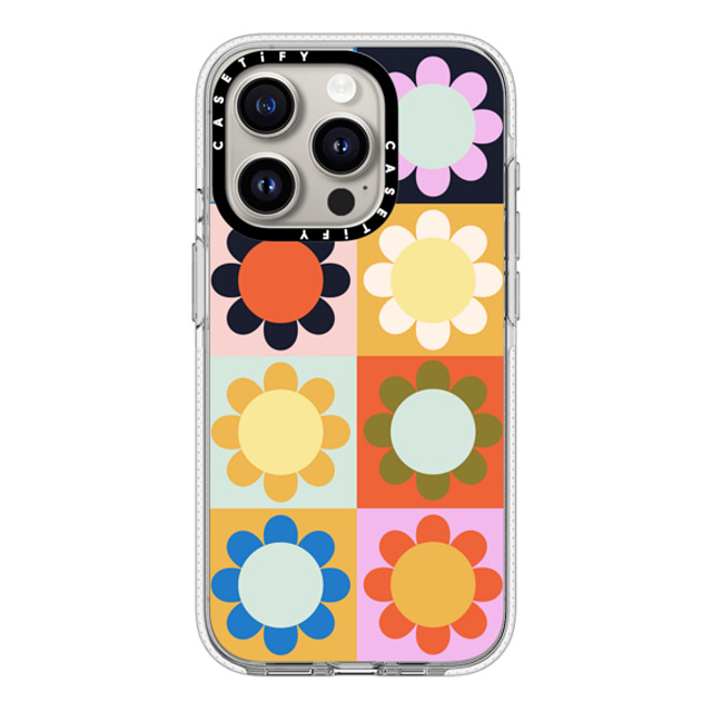 The House That Lars Built x CASETiFY iPhone 15 Pro ケース クリア クリア ケース MagSafe対応 Retro Florals