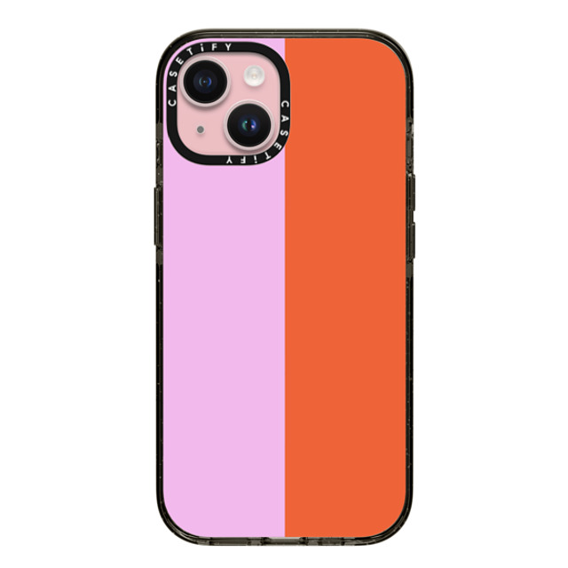The House That Lars Built x CASETiFY iPhone 15 Case Geometric,Abstract Black Impact Case MagSafe Compatible Pink/Red Colorblock Back to School The House That Lars Built x CASETiFY iPhone 15 Case Geometric,Abstract Black Impact Case MagSafe Compatible Pink/Red Colorblock Back to School