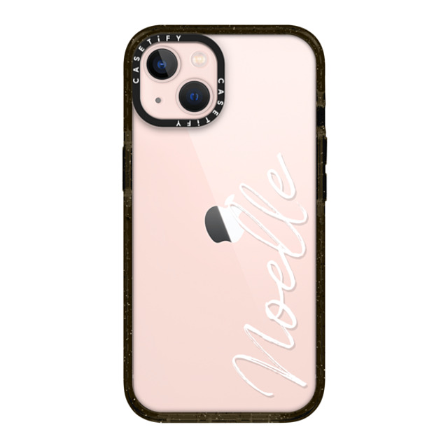 CASETiFY iPhone 13 ケース ブラック インパクトケース Customization - (Noelle)